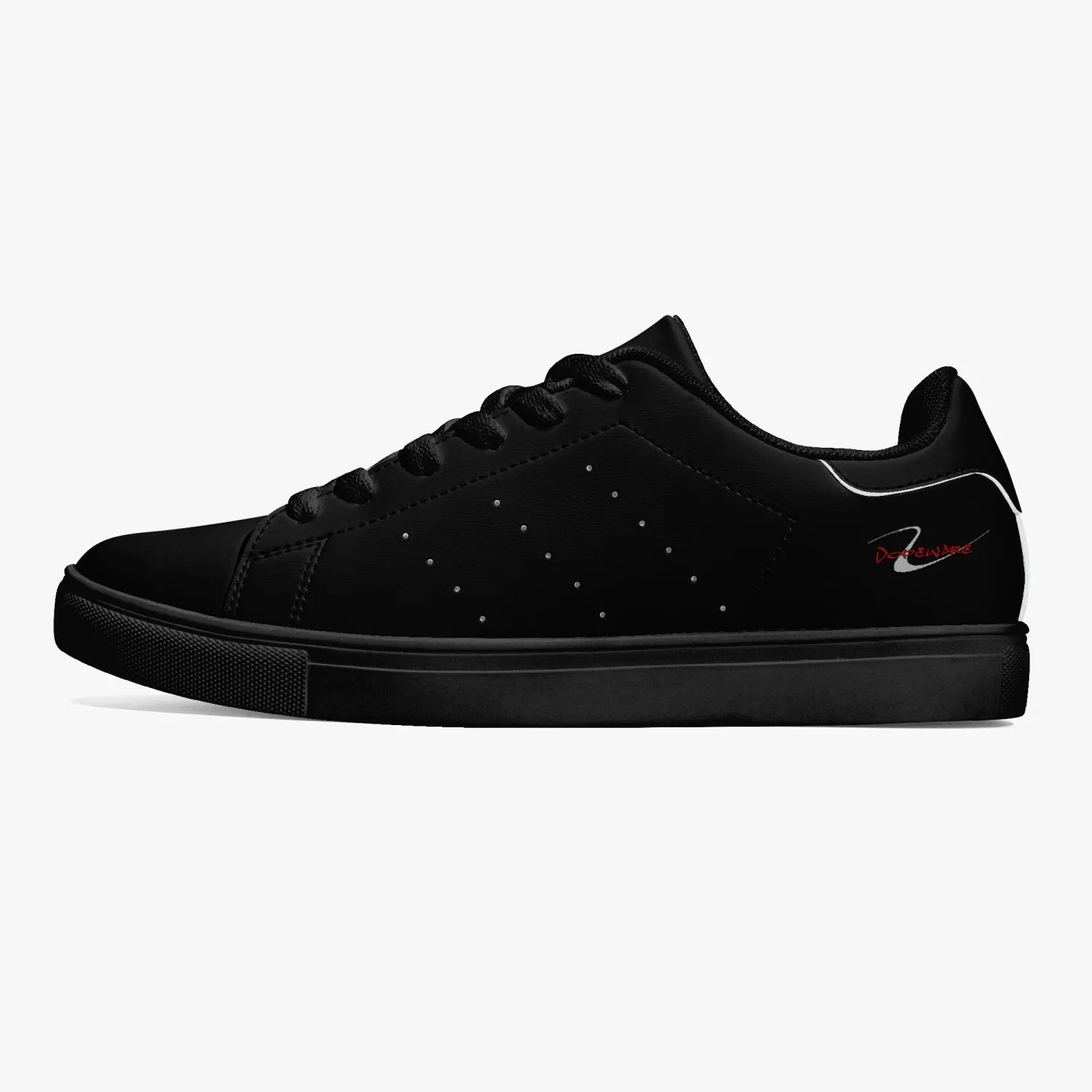 190. Classic Low-Top Leather Sneakers - Black