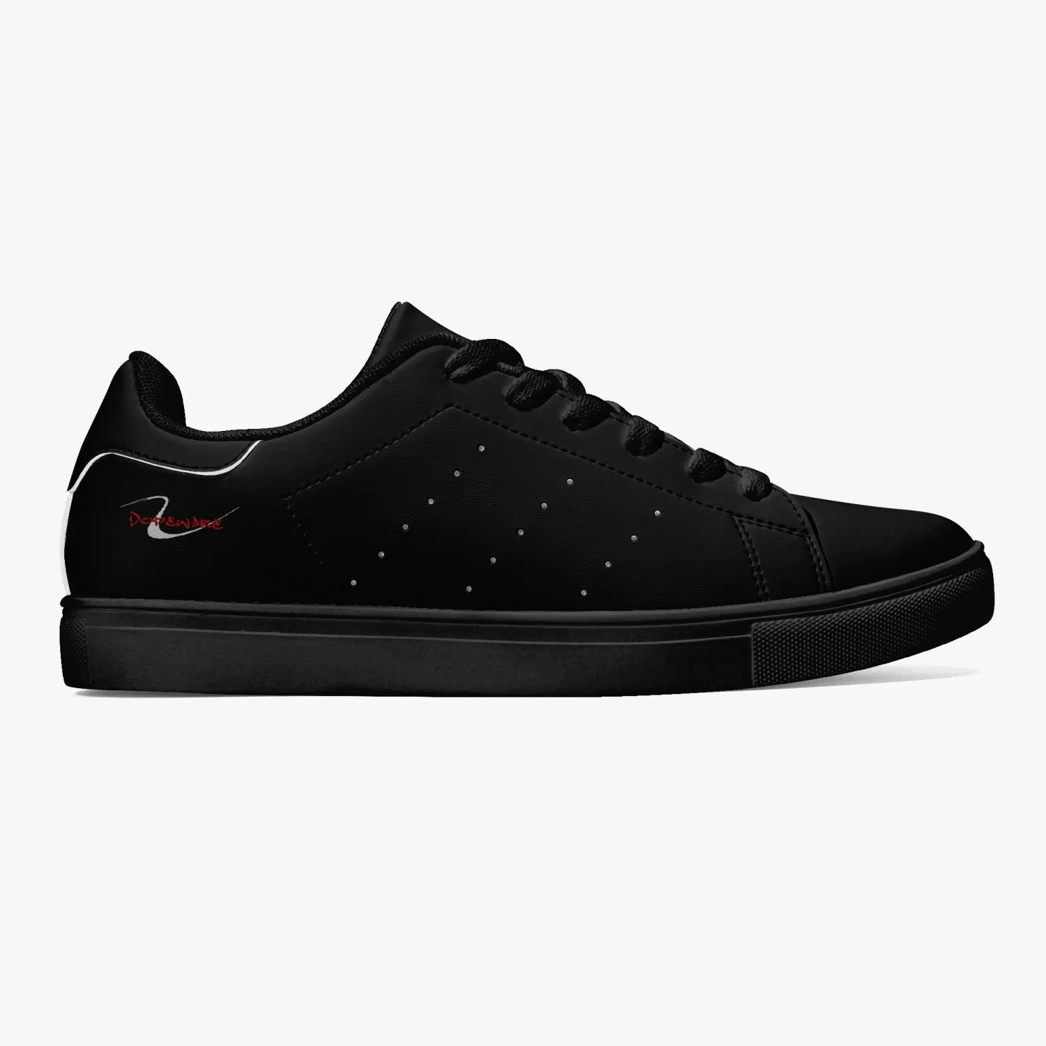 190. Classic Low-Top Leather Sneakers - Black