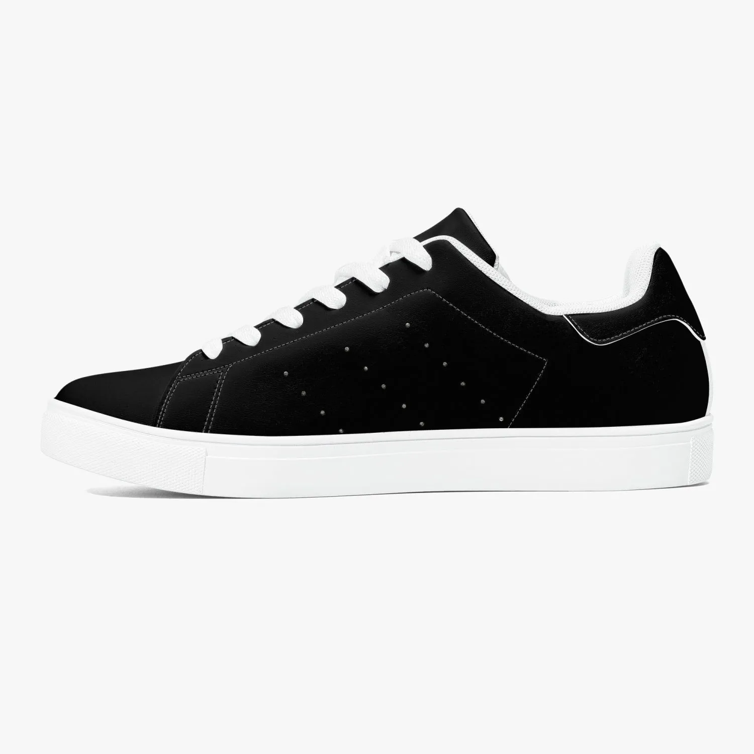 190. Classic Low-Top Leather Sneakers - Black