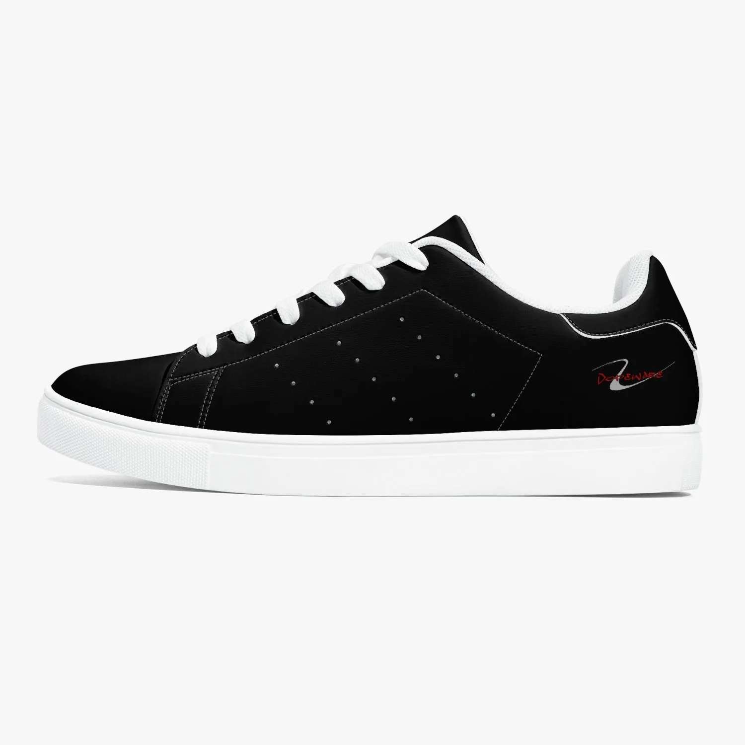 190. Classic Low-Top Leather Sneakers - Black