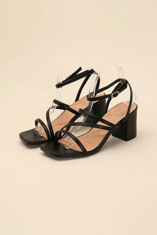 ALI Strappy Low Heel