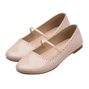 Blush Patent Sasha Ballerina Flats