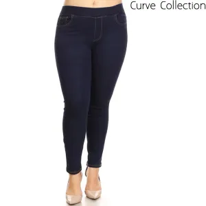 Curve Jegging Dark Denim