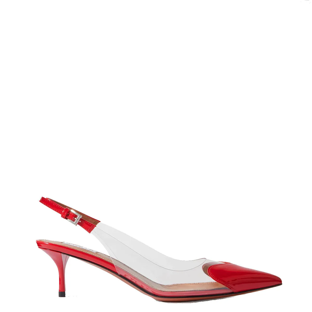 Heart 55 Slingback, Red