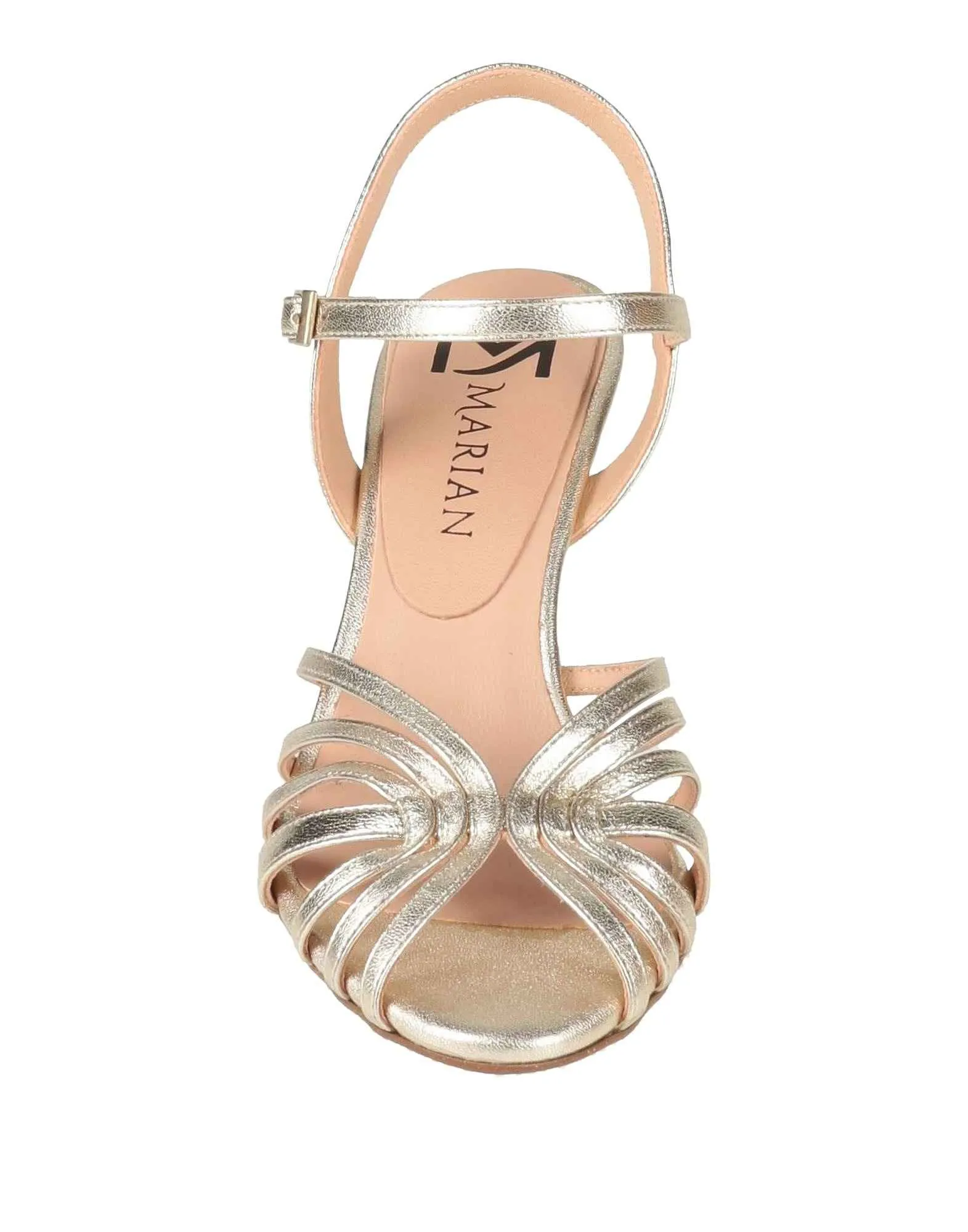 Marian sandals, platinum