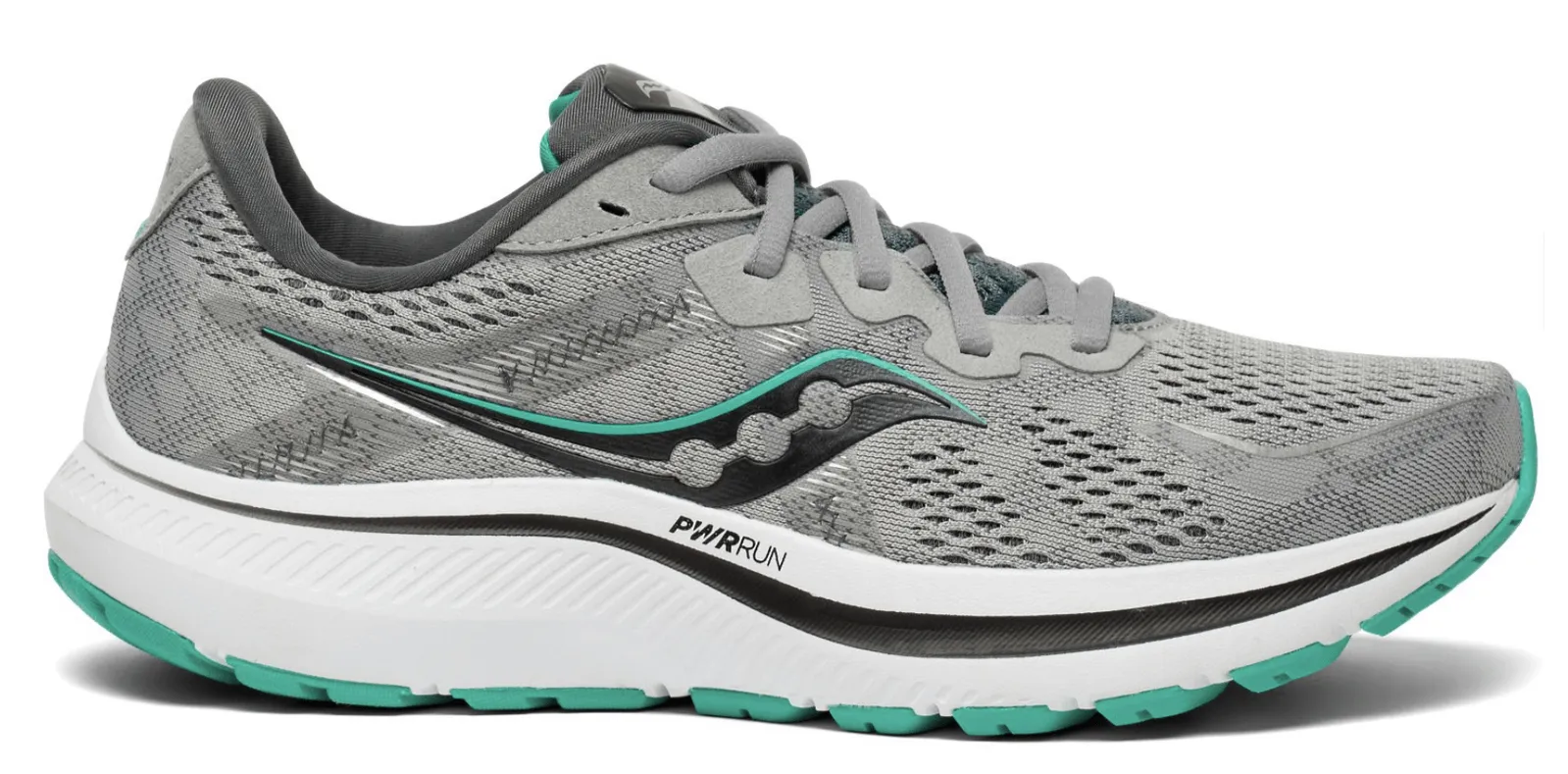 Saucony Womens Omni 20 Wide Running Shoes - Alloy Jade