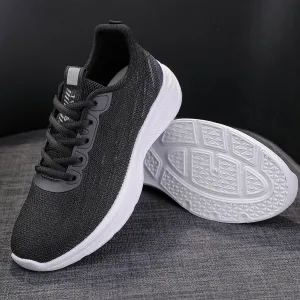 SH281 - Stylish Black Mesh Shoe