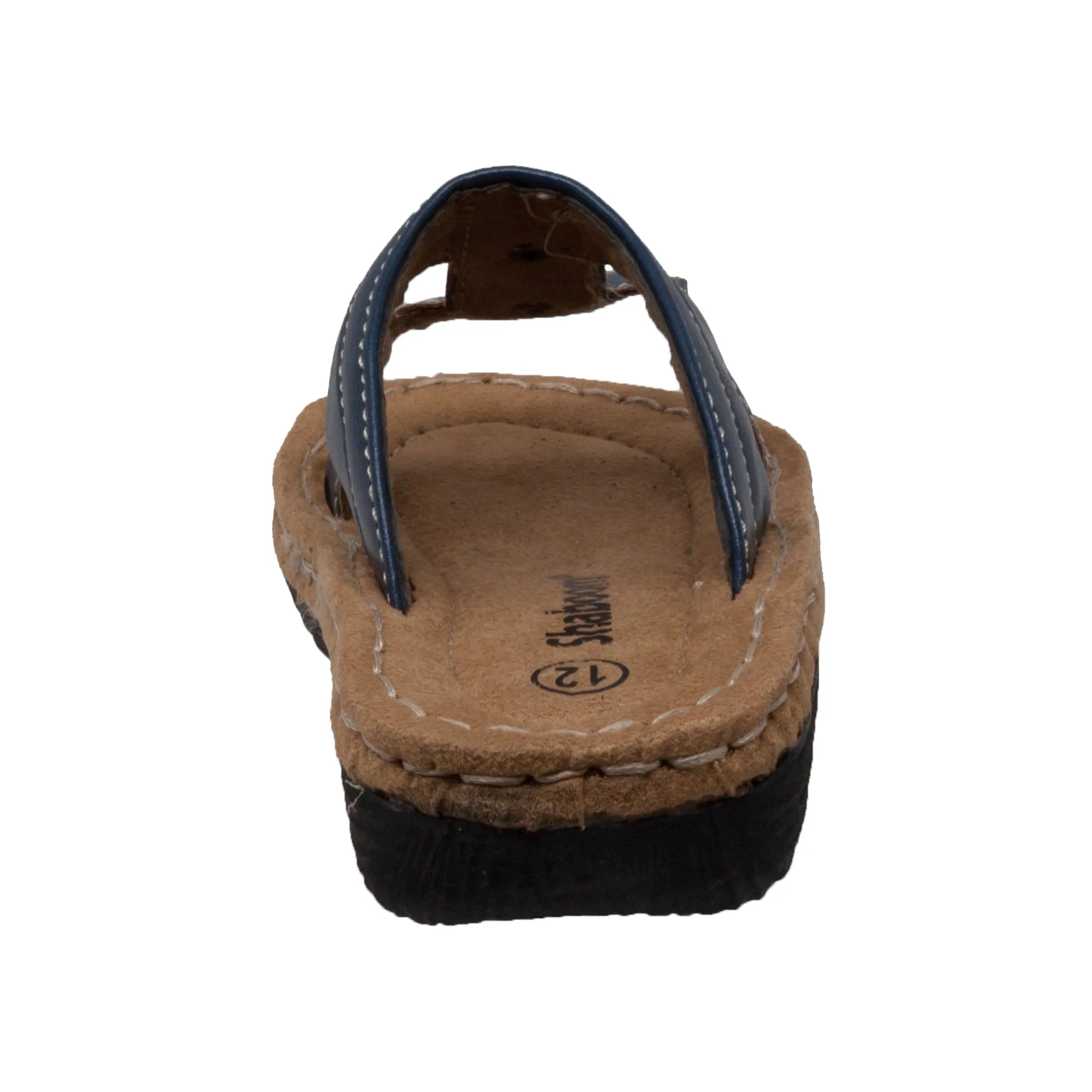 Shaboom Kids Girls Navy PU Sandals