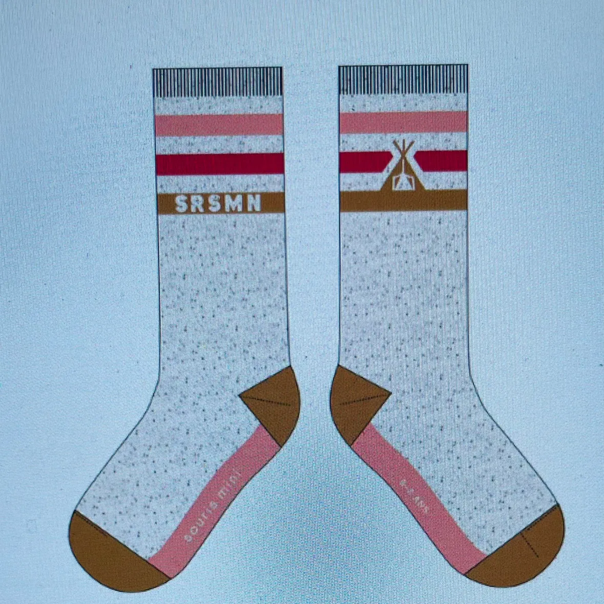 The Kori Socks - Pink Stripes - KIDS