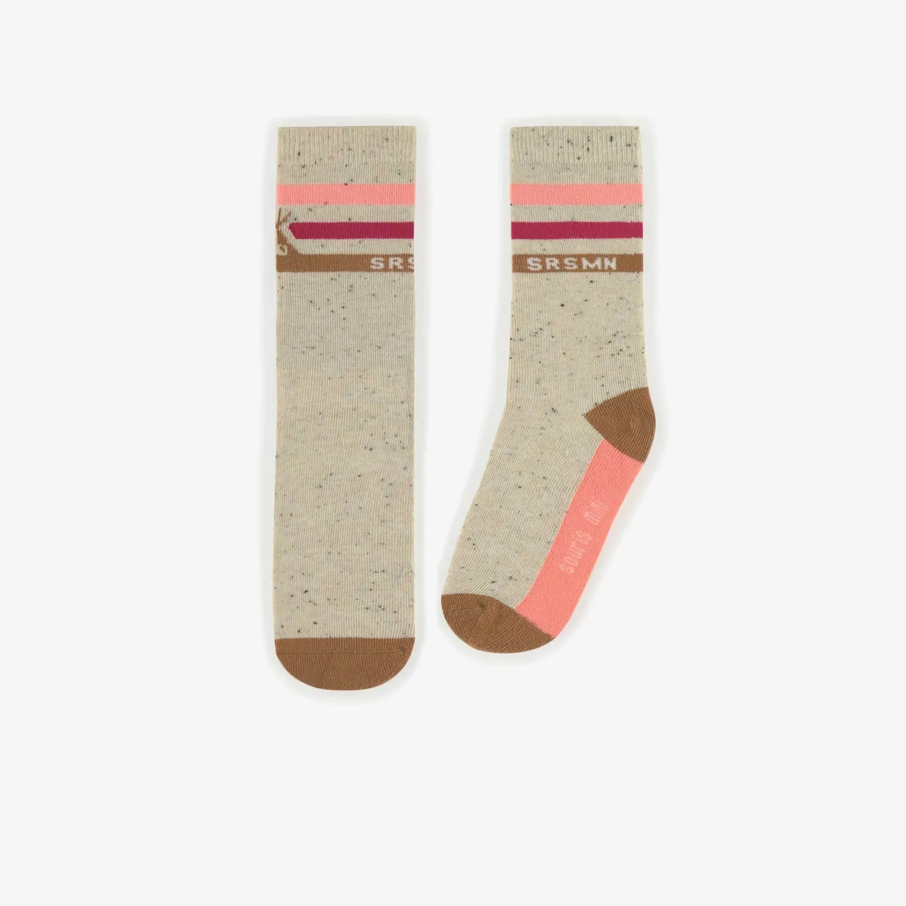 The Kori Socks - Pink Stripes - KIDS