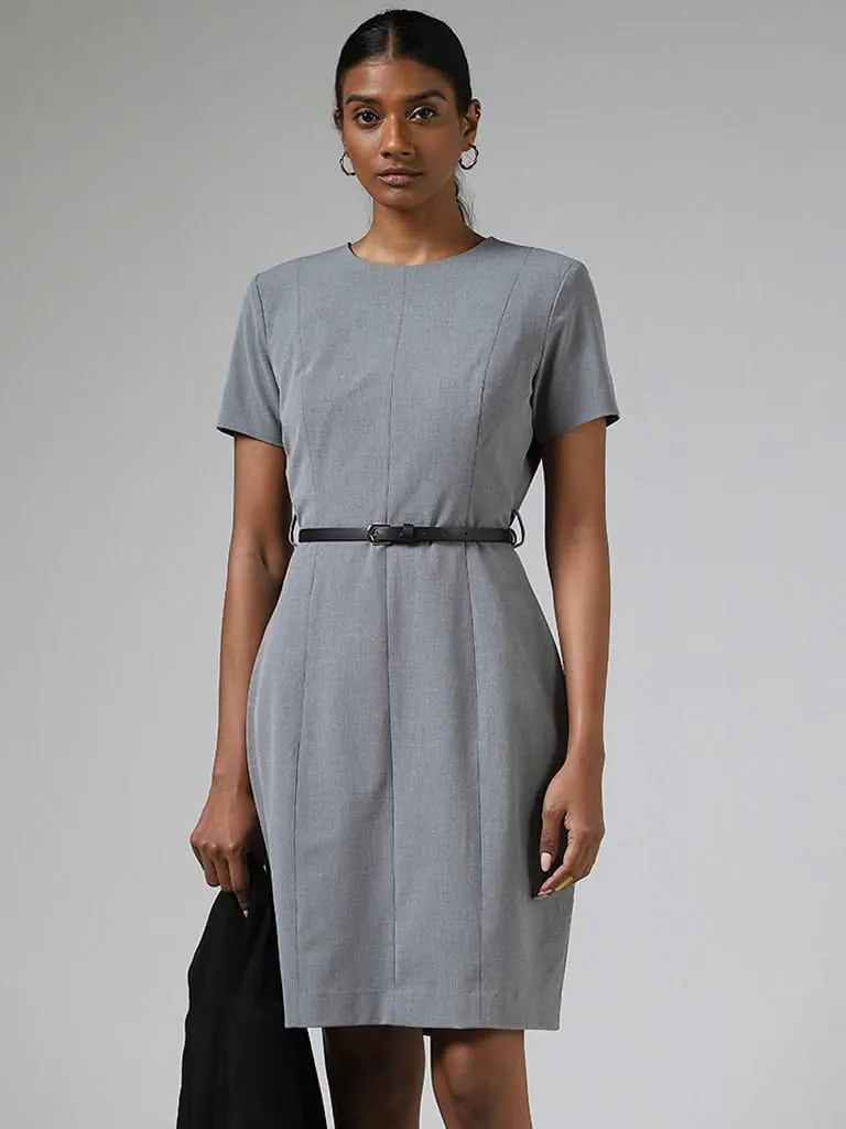 Wardrobe Grey Shift Dress