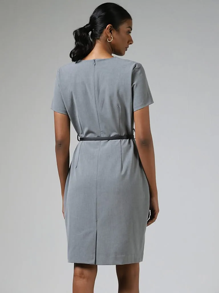 Wardrobe Grey Shift Dress